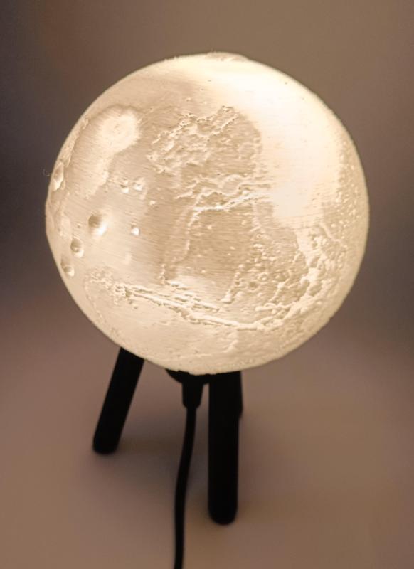 Hybrid Hanging/Desk Mars Lamp