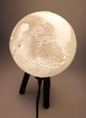 Hybrid Hanging/Desk Mars Lamp