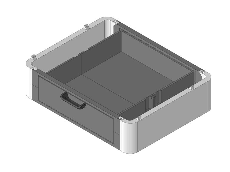 [BaBo duo] mono drawer module 60