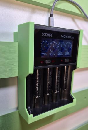 Holder for XTAR VC4 Plus Battery Charger for French Cleat
