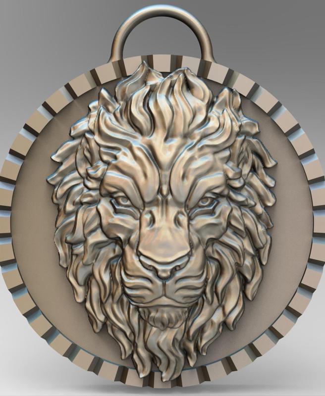 Lion's Head Pendant