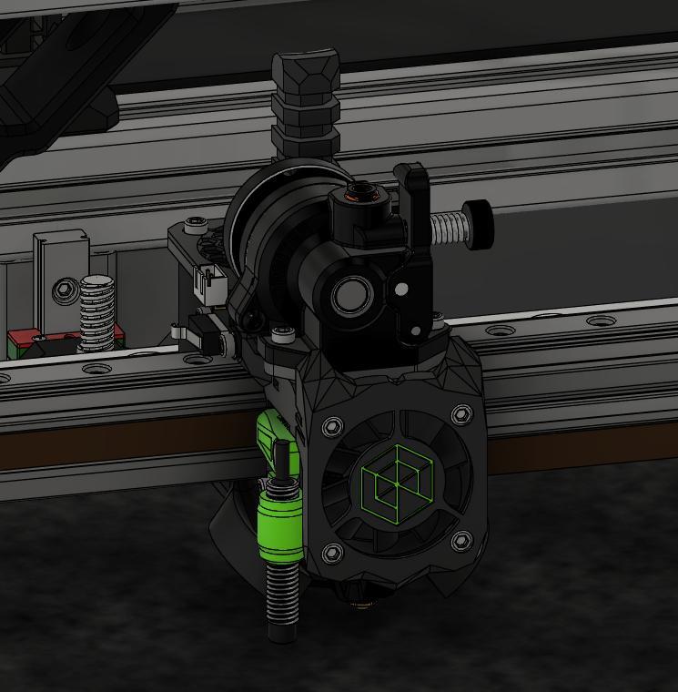 LCTH - RatRig V-Core 3.1 Toolhead mods: tensionless + beacon + dual linear