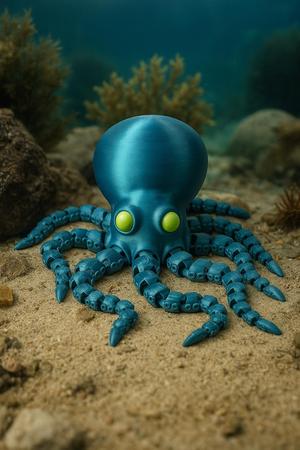 Articulated Octopus Toy – Flexible Sea Creature