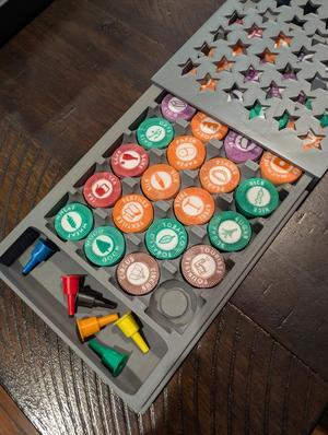 Crayon Rails (Empire Builder Series, Iron Dragon, Martian Rails, Etc.) Organizer