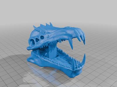 Gargantuan Leviathan Skull + articulation 