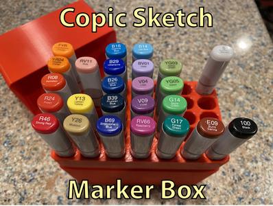 Copic Sketch Marker Box