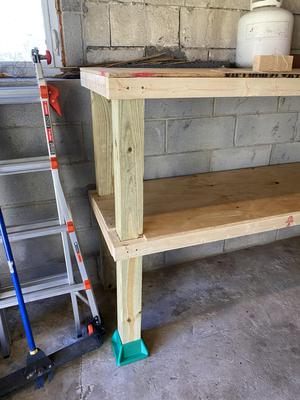 4x4 Post Base with 2.5" height