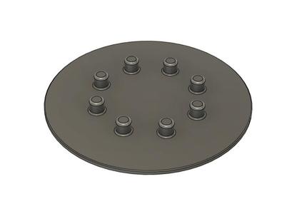 125mm 8 pin sanding disc applicator