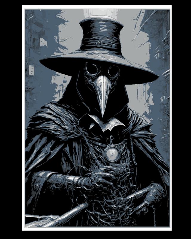 Portrait of the Plague Doctor - Wall Art