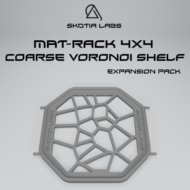 MatRack 4x4 - Coarse Voronoi Shelf [Expansion - Shelf]