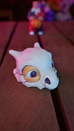 Li'l Cubone - #MASKtober - Pokemon Fanart Collectible
