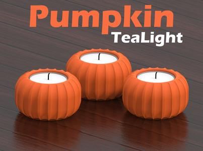 Pumpkin Tealight Holder - Halloween 24