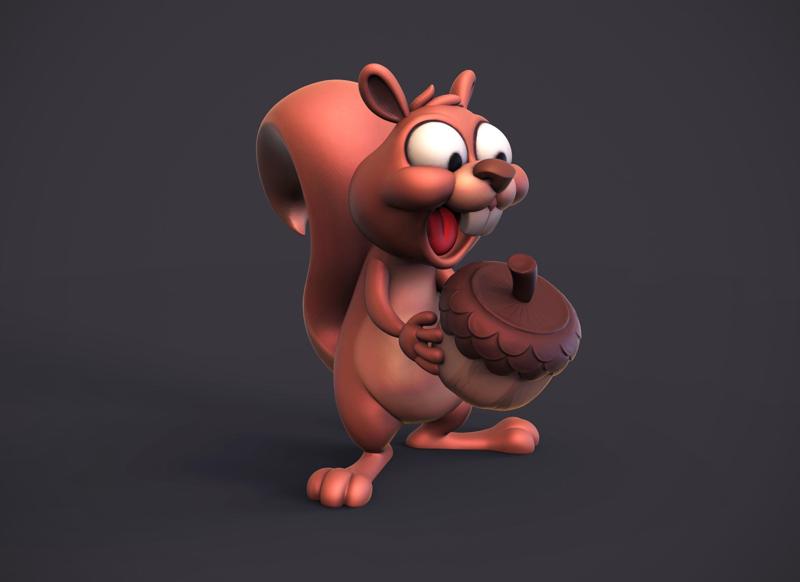 Excited squirrel