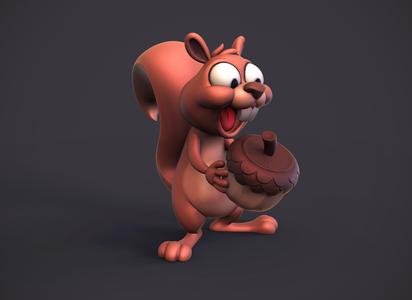 Excited squirrel