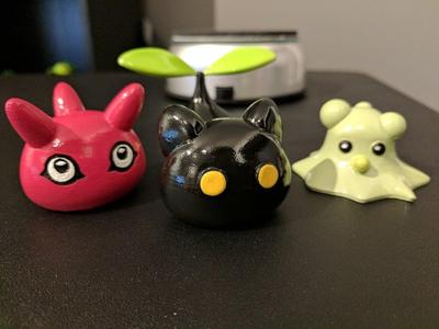 Digimon! - Botamon, Punimon, Pabumon, Nyokimon