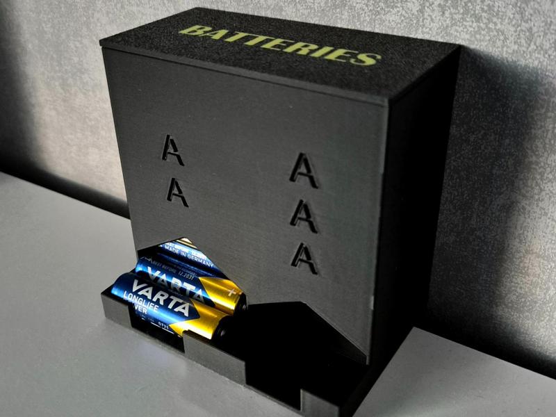 Battery dispenser/organizer V2