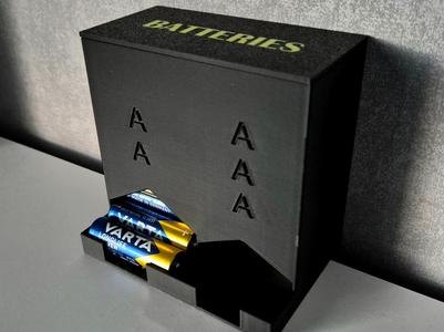 Battery dispenser/organizer V2