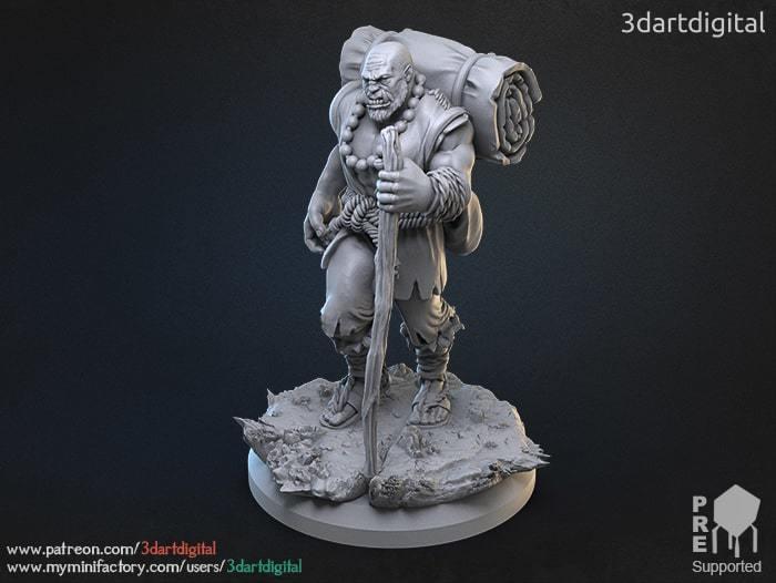 3dartdigital Patreon "Gorntak" Sample, Free STL