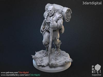 3dartdigital Patreon "Gorntak" Sample, Free STL