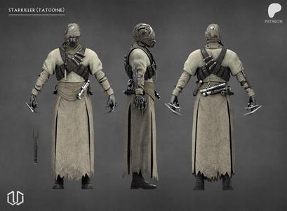 Star Wars Starkiller Tatooine One12 Figure Kit