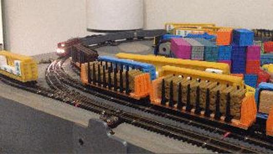 Free 40' & 65' N Scale Ore Gondola for Micro-Trains Couplers Static Display or Kid's Toy & NW2 Locomotive! Four different ore loads.