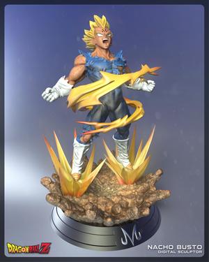 Majin vegeta dragon ball z - 3d print model