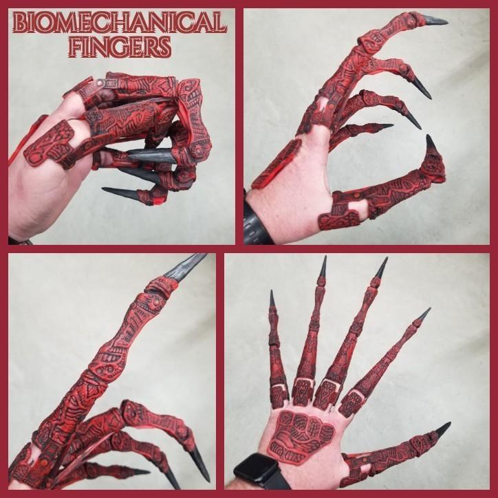 Biomechanical fingers