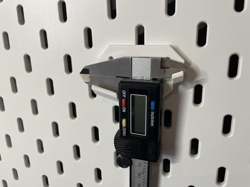 Caliper Holder for IKEA Skadis (T-Nut-System)