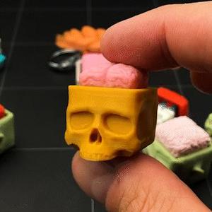 Cube Heads - Halloween set 🎃💀😼🧟‍♂️🧌