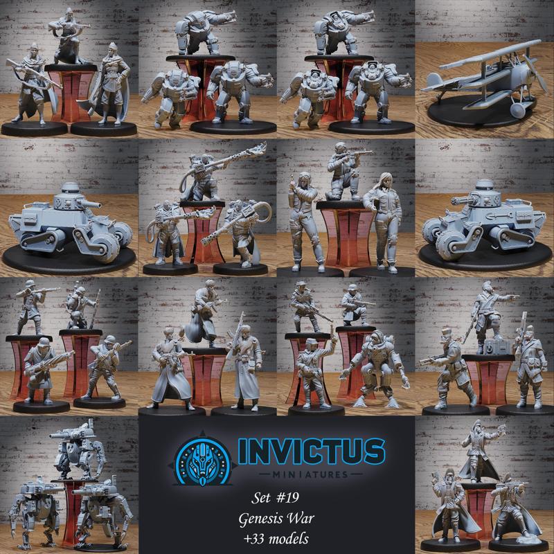 Genesis War Set / World Conflict Warfare Collection / Battle Invasion Encounter / Pre-Supported