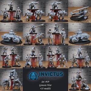 Genesis War Set / World Conflict Warfare Collection / Battle Invasion Encounter / Pre-Supported