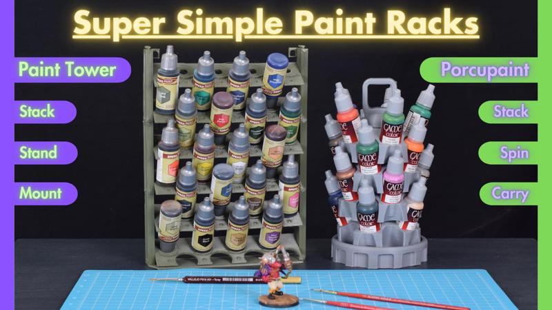 Super Simple Paint Rack combined kit