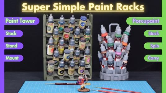Super Simple Paint Rack combined kit