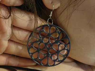 Gothic Mandala Earrings