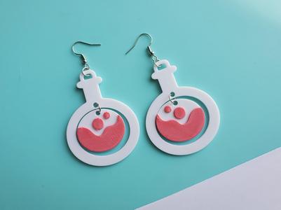 Potion Earrings/Pendant 