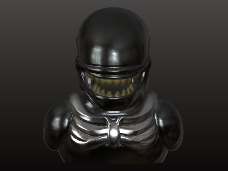XENOMORPH ALIEN RUBBER DUCK