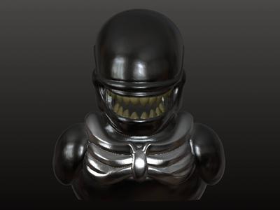 XENOMORPH ALIEN RUBBER DUCK