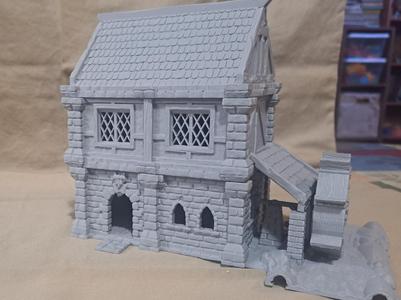 Ulveim Style Watermill w/ Stairs
