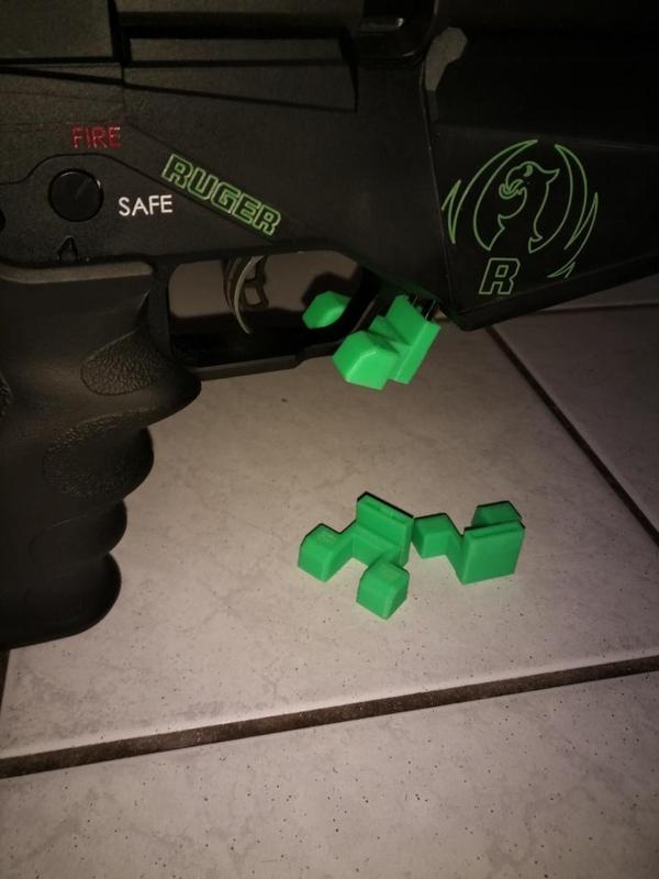Ruger Precision Rifle Magazine Release clip it in without Screw