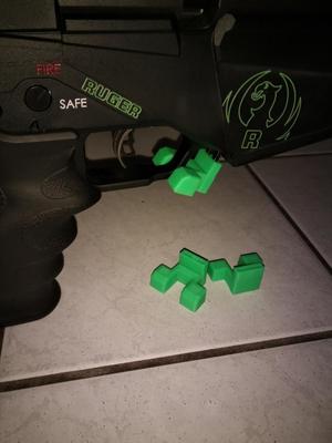 Ruger Precision Rifle Magazine Release clip it in without Screw