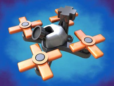 Mini Keychain FPV Racer