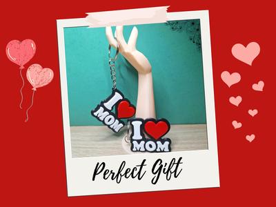 Keychain - I Love Mom