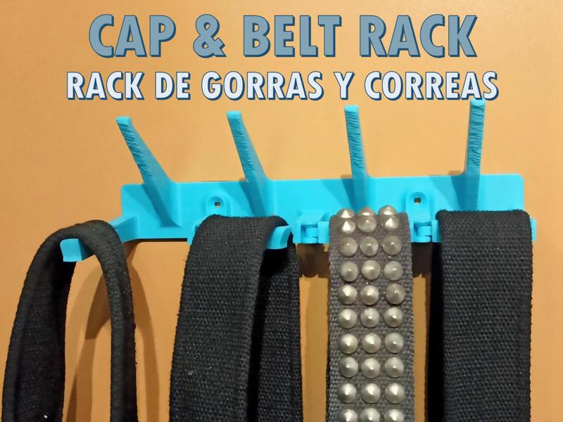 Cap & Belt Rack