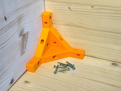 3D corner bracket - super reinforced
