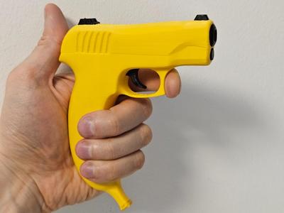Banana GUN funny kid toy keychain