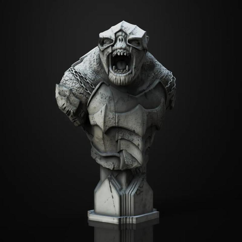 Battle Troll bust - LOTR   