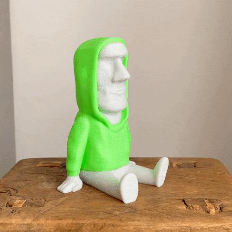 Moai Phone Holder - Multiparts - No supports