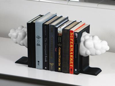 Floating Cloud Bookend v2 Easy Print