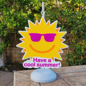 Sun Hanging Sign