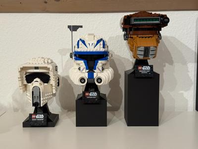 Starwars Helmet Socket for Le go clean design